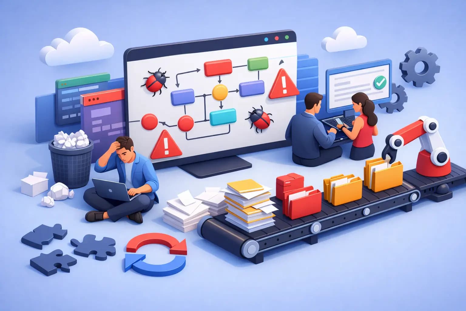 Como reduzir retrabalho em software